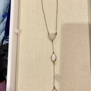 Y drop Genuine crystal necklace